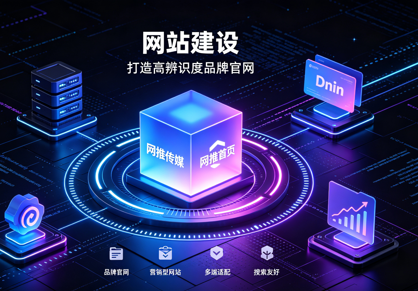响应式企业网站建设效果展示